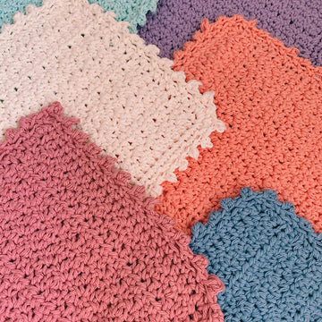 The Picot Posy Dishcloth