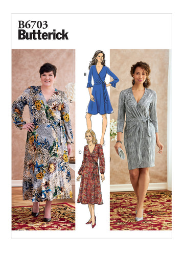 Butterick Misses'/Women's Dress B6703 - Sewing Pattern