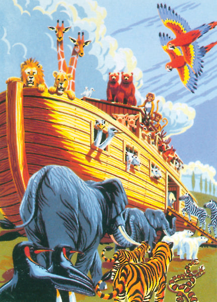 Royal Brush Junior Small Paint By Number Kit 8.75"X11.75" - Noah's Ark
