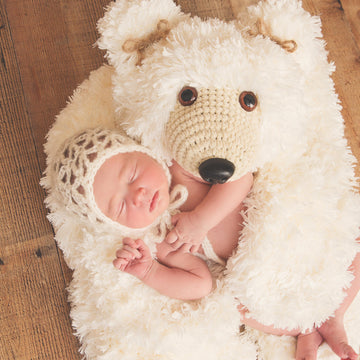 Faux Bear Skin Nursery Rug