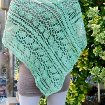 Leafy Greenery Lace Poncho