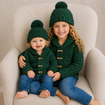 Rocky Shawl Collared Jacket and Hat Set