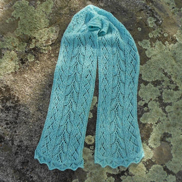 Mint Leaf Lace Scarf