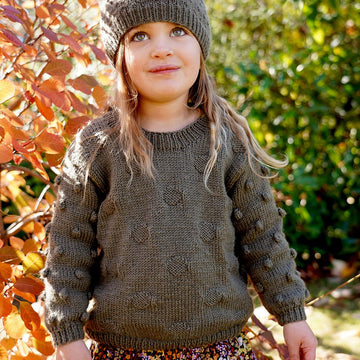 Olive Sweater and Hat - LF39