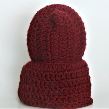 Easy Womens Pixie Hat and Cowl