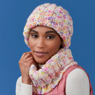 Bancroft Hat & Cowl - Knitting Pattern for Women in Tahki Yarns Idaho by Tahki Yarns - Downloadable PDF