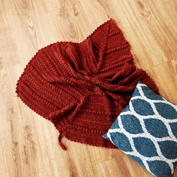 Autumn Leaf Throw Blanket
