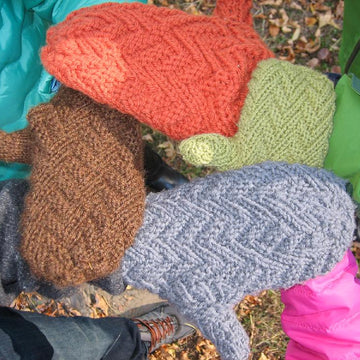 Herringbone Mittens