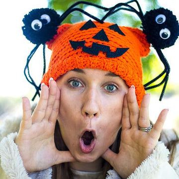 Spider Pumpkin Hat