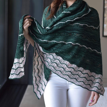 Malachite Lace Shawl