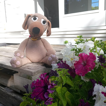 Crochet Amigurumi Toy Dog Pattern - Buddy the Dog