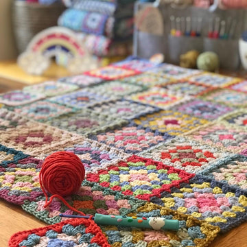 Merino Granny Blanket