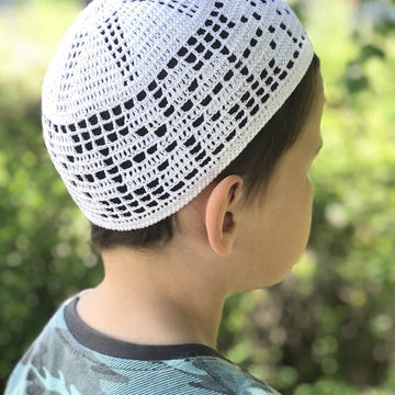 Crochet skull cap for adults