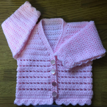 Baby's/Child's V Neck Cardigan - 1003