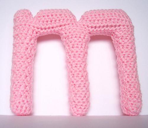 Lowercase M Alphabet Letter