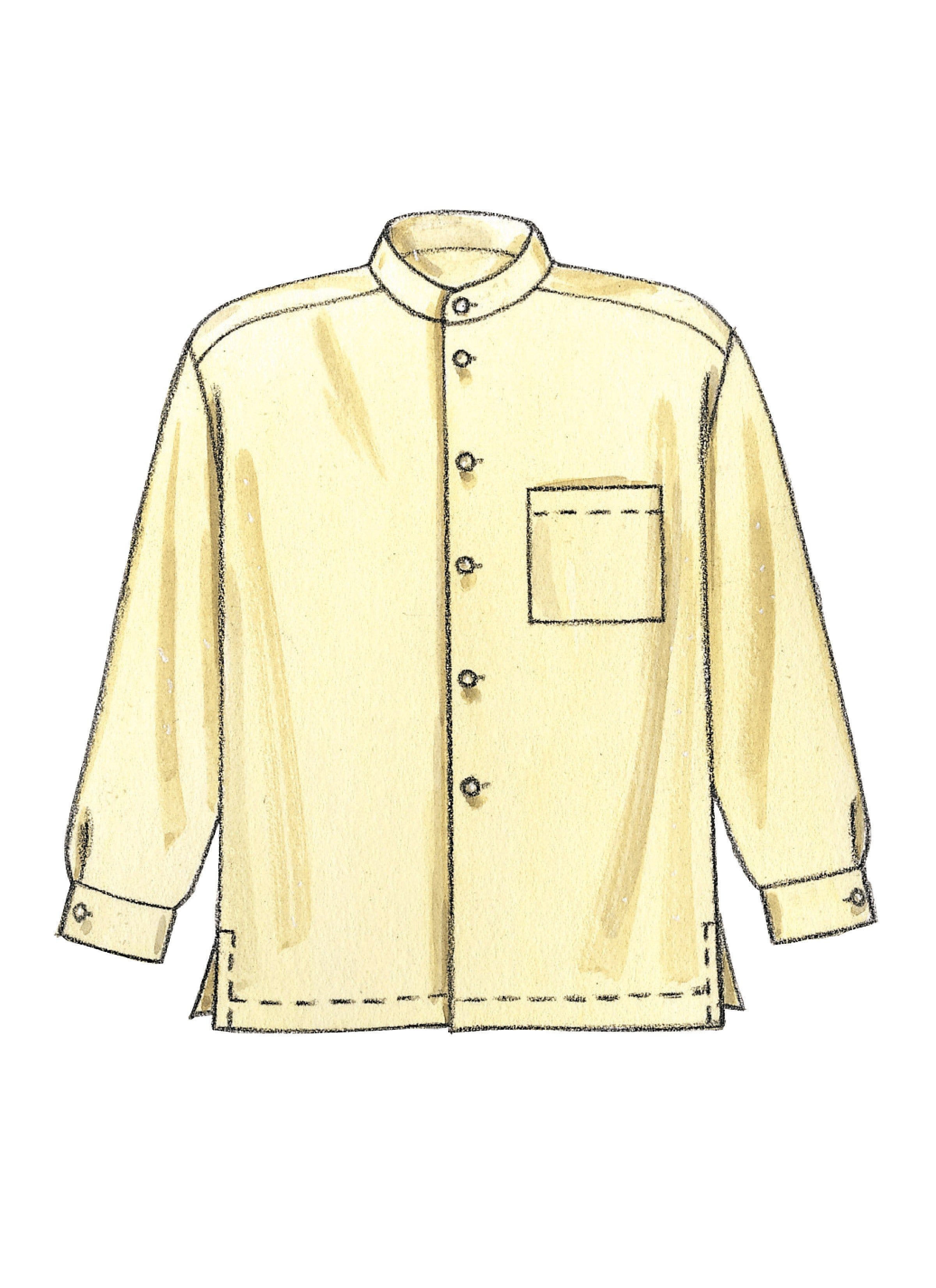 McCall's Men's Shirts M2149 - Sewing Pattern