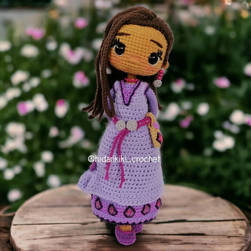 ASHA WISH princess amigurumi doll