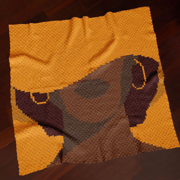 Golden Lady Blanket C2C Crochet PATTERN