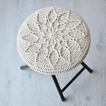 Minimalist Cabled Mandala
