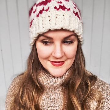 Country Hearts Chunky Beanie