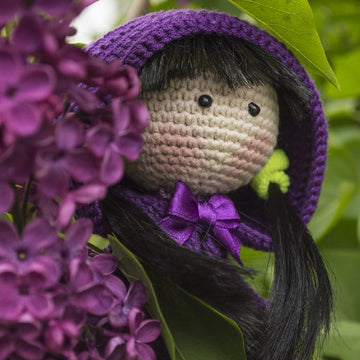 Iris flower Doll
