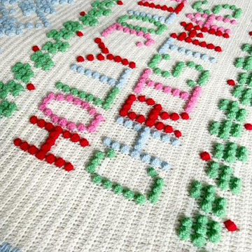 Holly Jolly Christmas Blanket