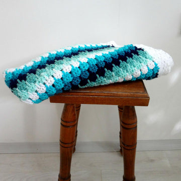 Waves and Pebbles Blanket