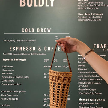 Grab a coffee mosaic holder