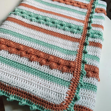 The Candy Clouds Baby Blanket