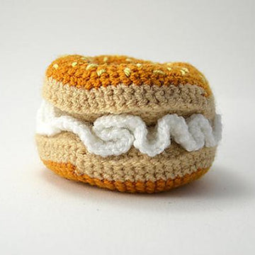 Bagel Crochet Pattern, Bagel Amigurumi