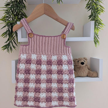 Gingham Dungarees and Dress