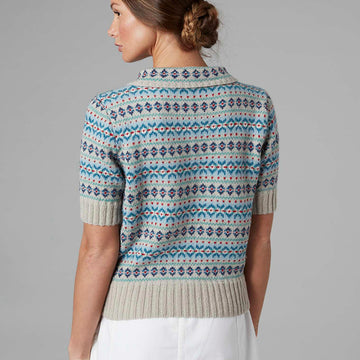 Vera Top - Knitting Pattern For Women in Debbie Bliss Rialto 4 Ply