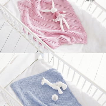 Blankets Knitted in King Cole Ultra-Soft Chunky - 5687 - Downloadable PDF