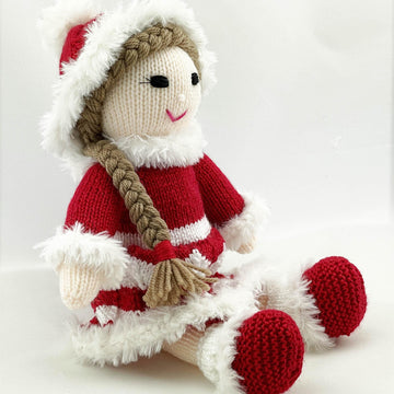 Natasha Christmas doll knitting pattern 19081