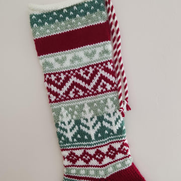 Personalised Nordic Fairisle Christmas Stockings