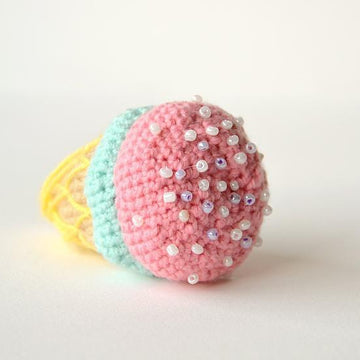 Ice Cream Crochet Pattern, Ice Cream Amigurumi, Food Crochet Pattern, Food Amigurumi