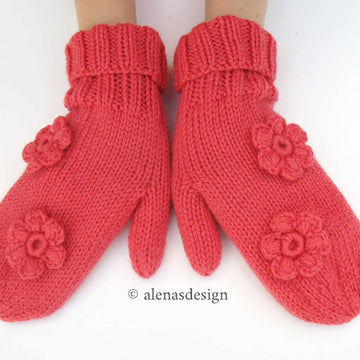 Flower Mittens