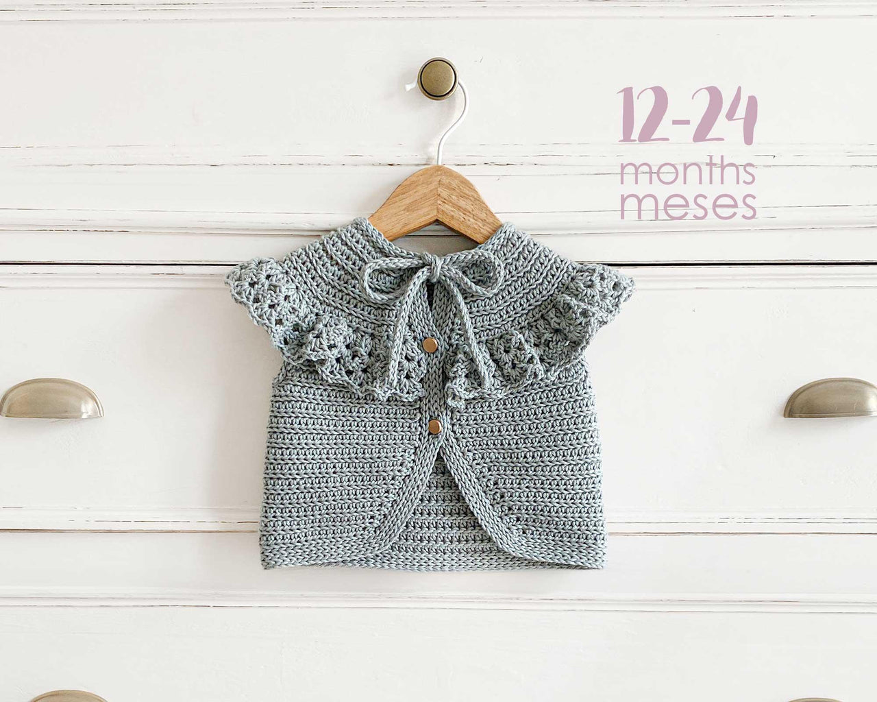 12-24 months – ANGIE Crochet Top