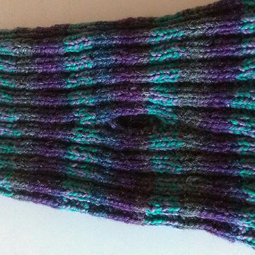 Rona's Easy Striped Greyhound Neck Snood