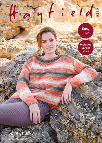 Sweater in Hayfield Spirit Chunky - 8250 - Downloadable PDF