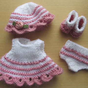 Dress Set for 5" Berenguer Baby