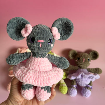 Crochet Mouse Ballerina Pattern