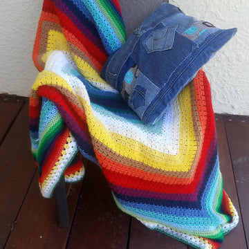 Squared Afghan