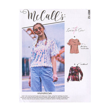 McCall's Misses' Tops M8112 - Sewing Pattern
