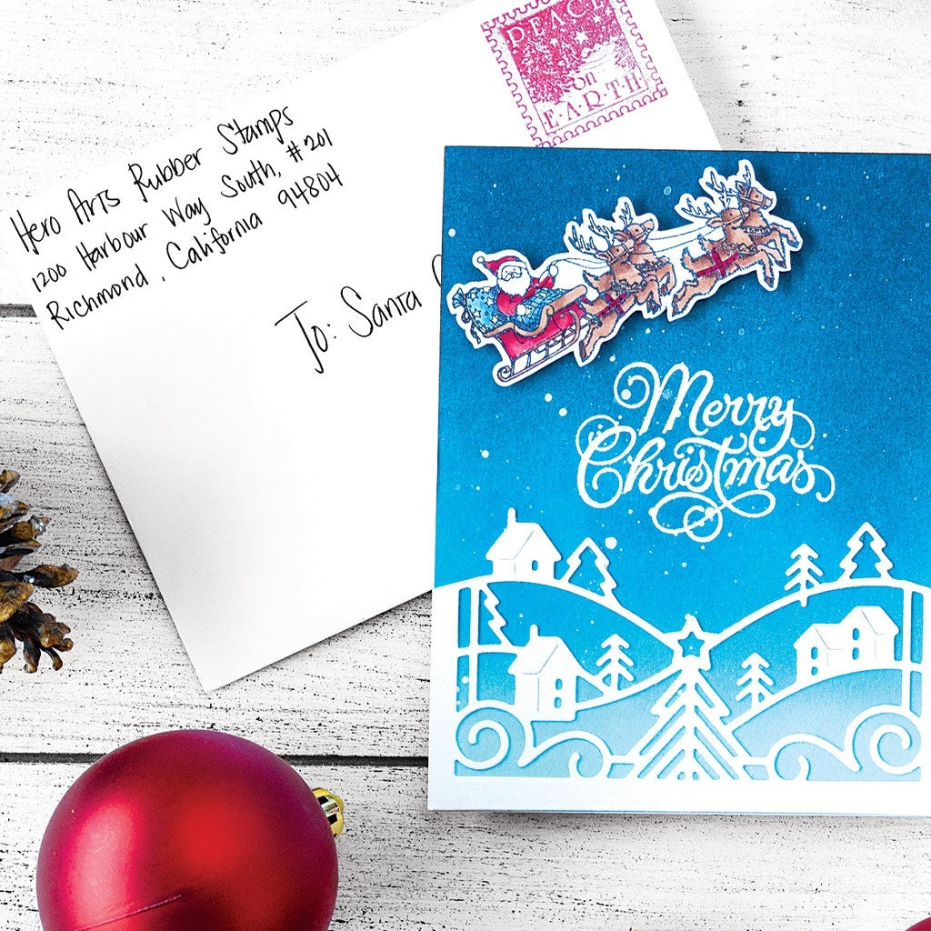 Hero Arts From The Vault Clear Stamp 4"X6" - Winter Joy