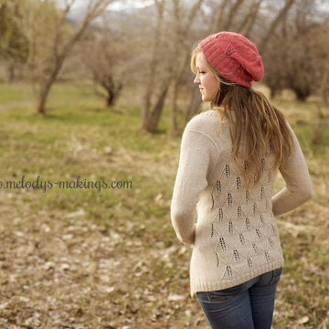 Wisteria Slouch Hat ~ Knit Version