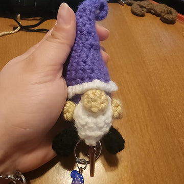 Mini Gnome Homie keychain/ multipurpose clip