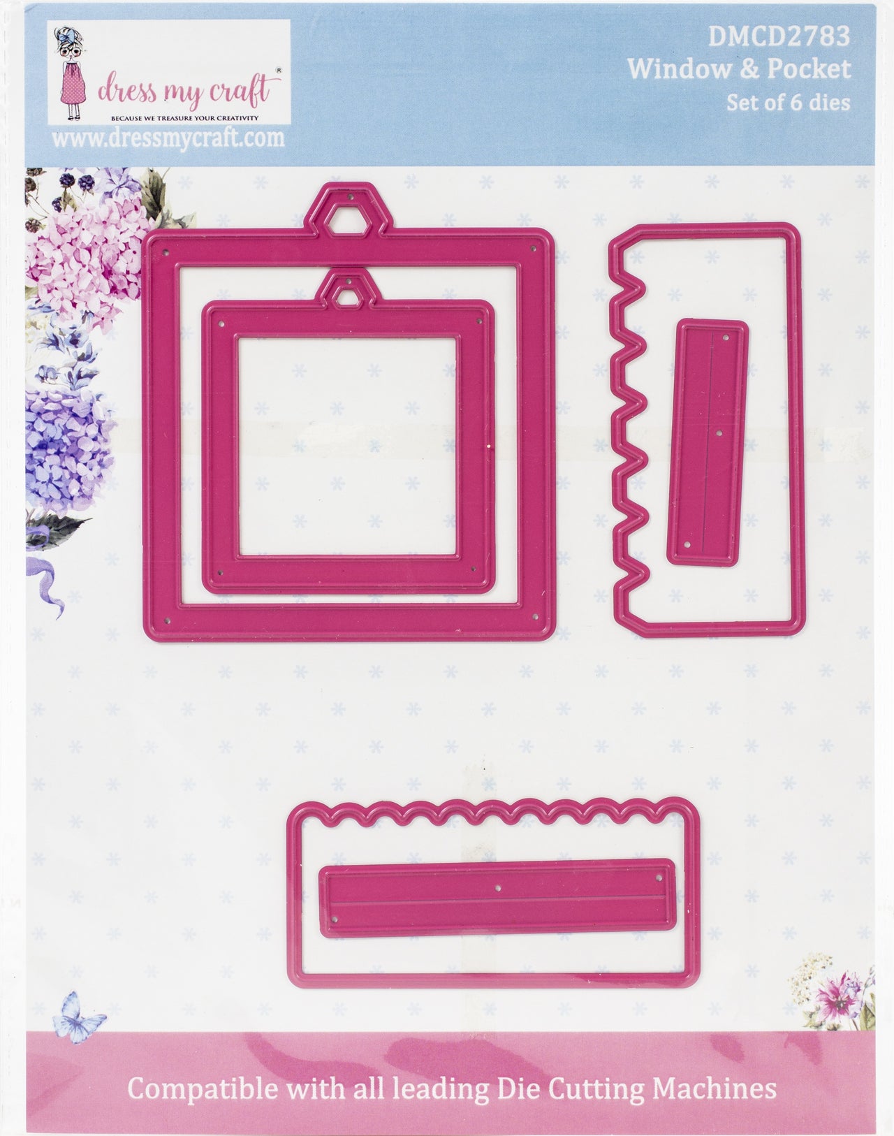 Dress My Craft Dies - Window & Pocket