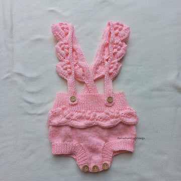 Leaf Lace Baby Romper