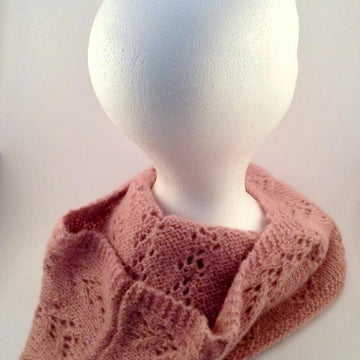 Lace Alpaca Hoodie Cowl